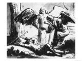 Jacob's Dream, Royal Library, Turin Giclee Print by Rembrandt van Rijn Jacob's Dream, Royal Library, Turin Giclee Print by Rembrandt van Rijn