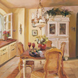 French Kitchen I Art by Marilyn Hageman