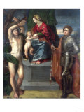 Madonna Enthroned with Child and Saints, Conserved at the Galleria Estense in Modena Stampa giclée di Dosso Dossi Madonna Enthroned with Child and Saints, Conserved at the Galleria Estense in Modena Stampa giclée di Dosso Dossi