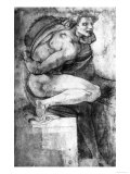 Study of a Male Nude with Bent Leg, Gabinetto Dei Disegni E Delle Stampe, Uffizi Gallery, Florence reproduction procédé giclée par Michelangelo Buonarroti 