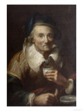 Portrait of an Old Man, Conserved at the Galleria Estense in Modena Giclée-tryk af Giuseppe Nogari