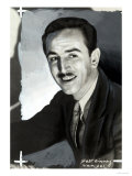 Portrait of the Animated Cartoon Artist and Producer Walt Disney Reproduction procédé giclée