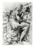 Drawing Depicting San Giovannino, Room of Drawings and Prints in the Museum of the Uffizi reproduction procédé giclée par Jacopo da Carucci Pontormo