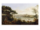 View of Florence, Palatine Gallery, Palazzo Pitti, Florence Giclee Print by Vanvitelli (Gaspar van Wittel) 