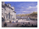 Villa Medici in Rome, Palatine Gallery, Florence Giclée-Druck von Vanvitelli (Gaspar van Wittel) 