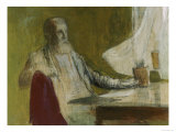 Self-Portrait of Arnold Backlin, Vasari Corridor, Florence Lámina giclée por Arnold Bocklin