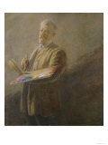 Self-Portrait, Vasari Corridor, Uffizi Gallery, Florence Giclee Print by Gaetano Previati