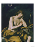 Sleeping Endymion, Vasari Corridor, Florence reproduction procédé giclée par Guercino (Giovanni Francesco Barbieri) 