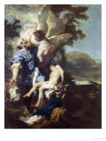 Sacrifice of Isaac, Vasari Corridor, Florence reproduction procédé giclée par Johann Liss