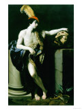 David with the Head of Goliath, Vasari Corridor, Florence Reproduction procédé giclée par Guido Reni