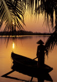 Vietnam, Cantho on the Mekong River Prints by Keren Su