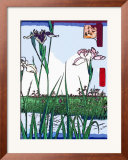Irises a Pond Posters by Hiroshige II 