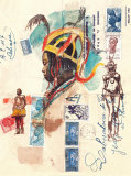 African Costumes Posters by Marc Lacaze