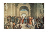 L'école d'Athènes, vers 1511 (détail) Posters par Raphael 