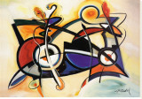 Combo Reproduction transférée sur toile : par Alfred Gockel