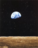 Wschód Ziemi widziany z Księżyca (Earth Rise from Moon) Sztuka Wschód Ziemi widziany z Księżyca (Earth Rise from Moon) Sztuka