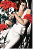 Portrait of Ira Lærredstryk på blindramme af Tamara de Lempicka