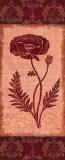 Poppy Silhouette Art by Delphine Corbin