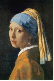 Girl with Pearl Earring Impressão em tela esticada por Jan Vermeer