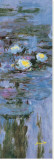 Ninfeas Reproducción en lienzo de la lámina por Claude Monet Ninfeas Reproducción en lienzo de la lámina por Claude Monet