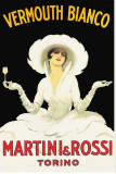 Marcello Dudovich - Martini and Rossi - Şasili Gerilmiş Tuvale Reprodüksiyon Marcello Dudovich - Martini and Rossi - Şasili Gerilmiş Tuvale Reprodüksiyon