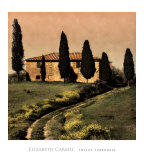Tuscan Farmhouse Print by Elizabeth Carmel