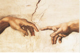 Creación de Adán (detalle) Pósters por Michelangelo Buonarroti Creación de Adán (detalle) Pósters por Michelangelo Buonarroti