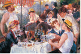 Luncheon Stretched Canvas Print by Pierre-Auguste Renoir