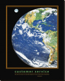 Customer Service Stretched Canvas Print Customer Service Stretched Canvas Print
