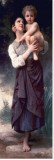 Madre e hijo Reproducción en lienzo de la lámina por William Adolphe Bouguereau Madre e hijo Reproducción en lienzo de la lámina por William Adolphe Bouguereau