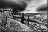 Stormy Skies, Nevada Stretched Canvas Print