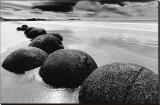 Beach Horizon, New Zealand Kunstdruk op gespannen doek
