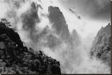 Misty Huangshan, China Stretched Canvas Print Misty Huangshan, China Stretched Canvas Print