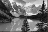 Majestic Moraine Lake, Alberta Stretched Canvas Print Majestic Moraine Lake, Alberta Stretched Canvas Print