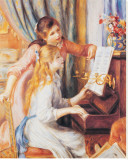 Girls at the Piano Płótno naciągnięte na blejtram - reprodukcja autor Pierre-Auguste Renoir Girls at the Piano Płótno naciągnięte na blejtram - reprodukcja autor Pierre-Auguste Renoir