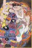 La virgen Reproducción en lienzo de la lámina por Gustav Klimt