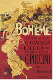 Puccini, La Boheme Stretched Canvas Print by Adolfo Hohenstein