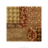 Henna Patterns on Gold I Limited Edition by Nancy Slocum