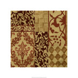 Henna Patterns on Gold II Limited Edition by Nancy Slocum