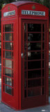 English Phone Booth Stand Up
