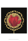 Tulip Medallion I Poster by Erica J. Vess