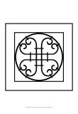 Black and White Ironwork IV Prints by Chariklia Zarris