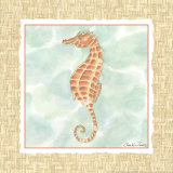 Ocean Seahorse Art by Chariklia Zarris