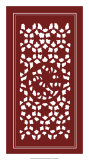 Shoji Screen in Cinnabar II Print