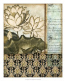 Elegant Water Lily II Posters by Megan Meagher Elegant Water Lily II Posters by Megan Meagher