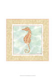 Ocean Seahorse Poster by Chariklia Zarris