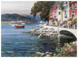 Seaside Terrace Art by F Lotte Seaside Terrace Art by F Lotte