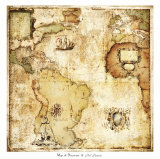 Map of Discovery Posters by Paul Panossian