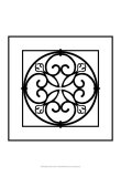 Black and White Ironwork I Prints by Chariklia Zarris