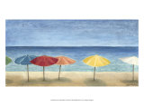 Ocean Umbrellas II Láminas por Megan Meagher Ocean Umbrellas II Láminas por Megan Meagher